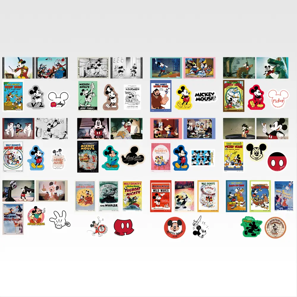 H賞 〈Mickey〉 名シーン&ダイカットステッカーセット