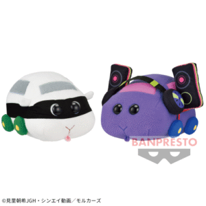 PUI PUI天竺鼠車車 超大玩偶～蒙面小白＆DJ天竺鼠～