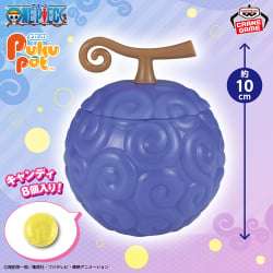 PukuPot 海賊王 惡魔果實造型糖果罐 魯夫-五檔-