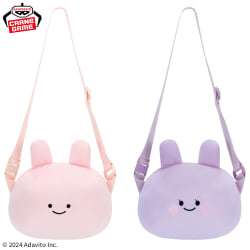 Asamimi 餅兔 肩背絨毛玩偶包