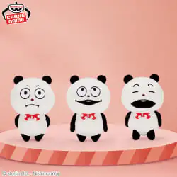 西村悠司作品 可掛式玩偶～三種表情的開心熊貓～