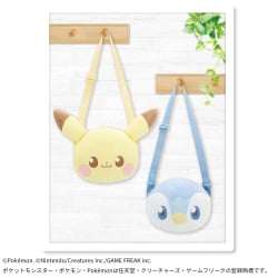 POKEPEACE 肩背絨毛包～皮卡丘・波加曼～