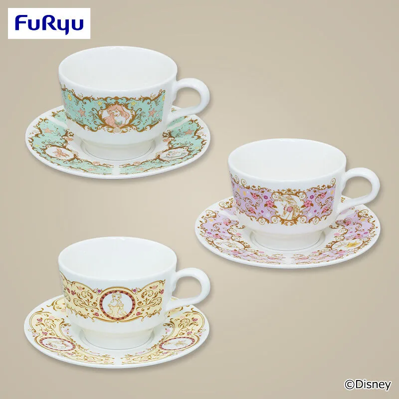 迪士尼公主 皇家下午茶 杯盤組