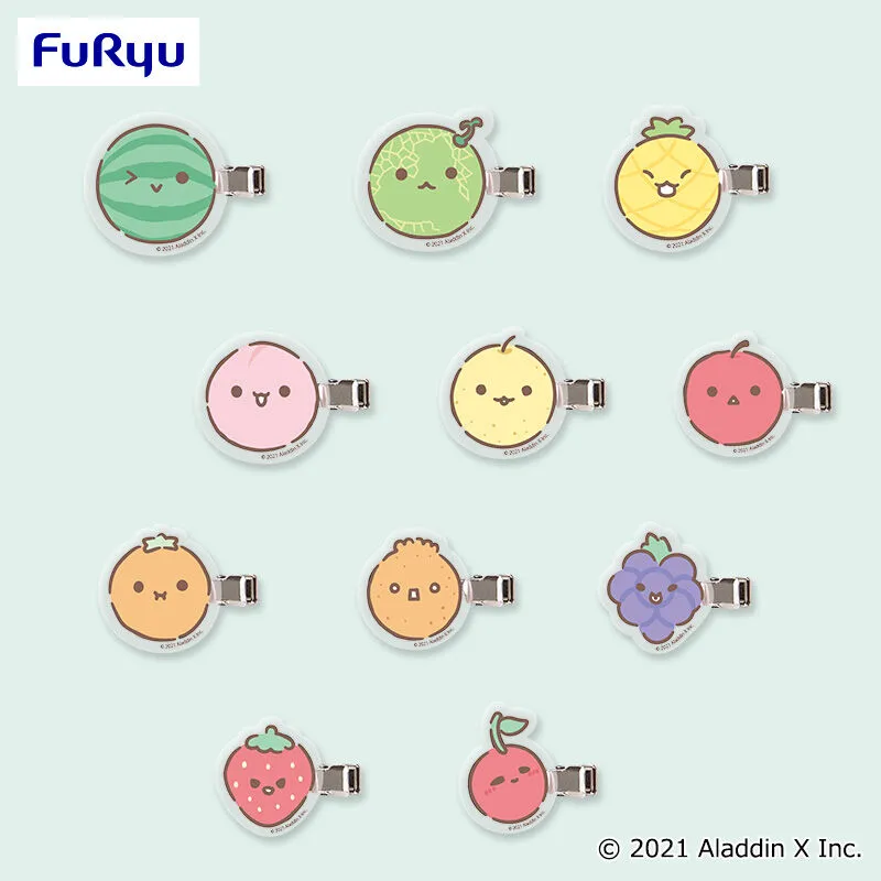 西瓜遊戲 三麗鷗聯名設計 MASHIMASHI 壓克力髮夾