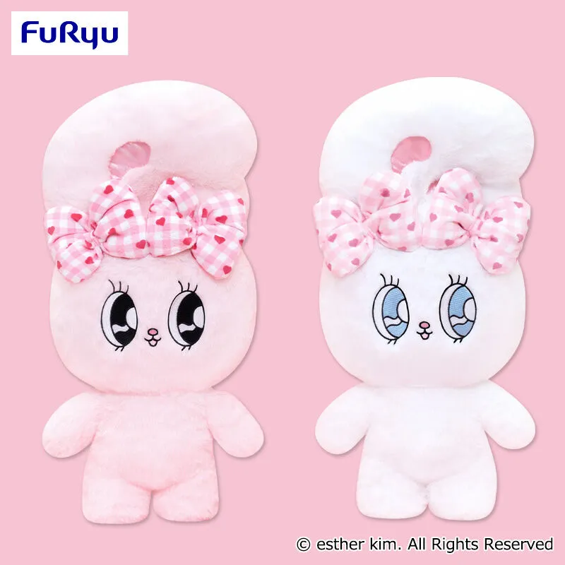 Esther Bunny 愛心格紋超大玩偶