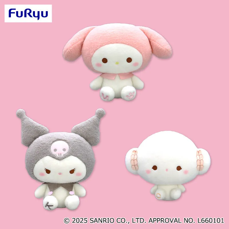 三麗鷗家族 Milky Boa 大尺寸玩偶～美樂蒂・酷洛米・小吉綿～