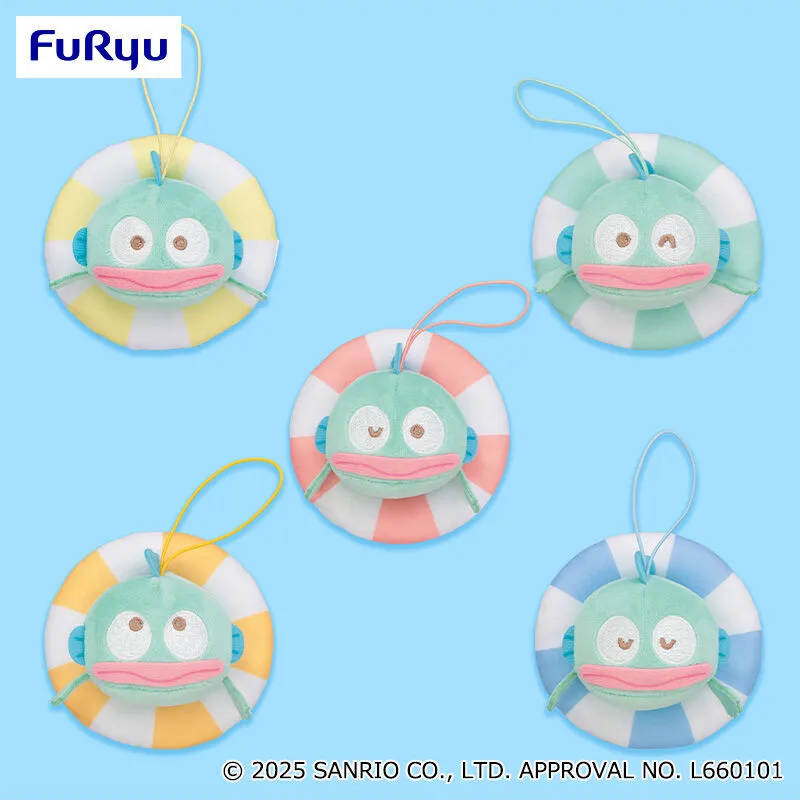 人魚漢頓 彩色游泳圈吊飾