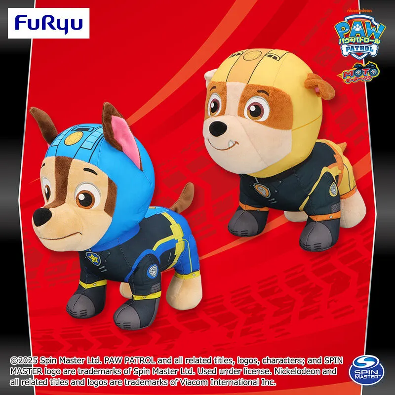 汪汪隊立大功 摩托巡邏隊BIG絨毛玩偶～阿奇・毛毛～