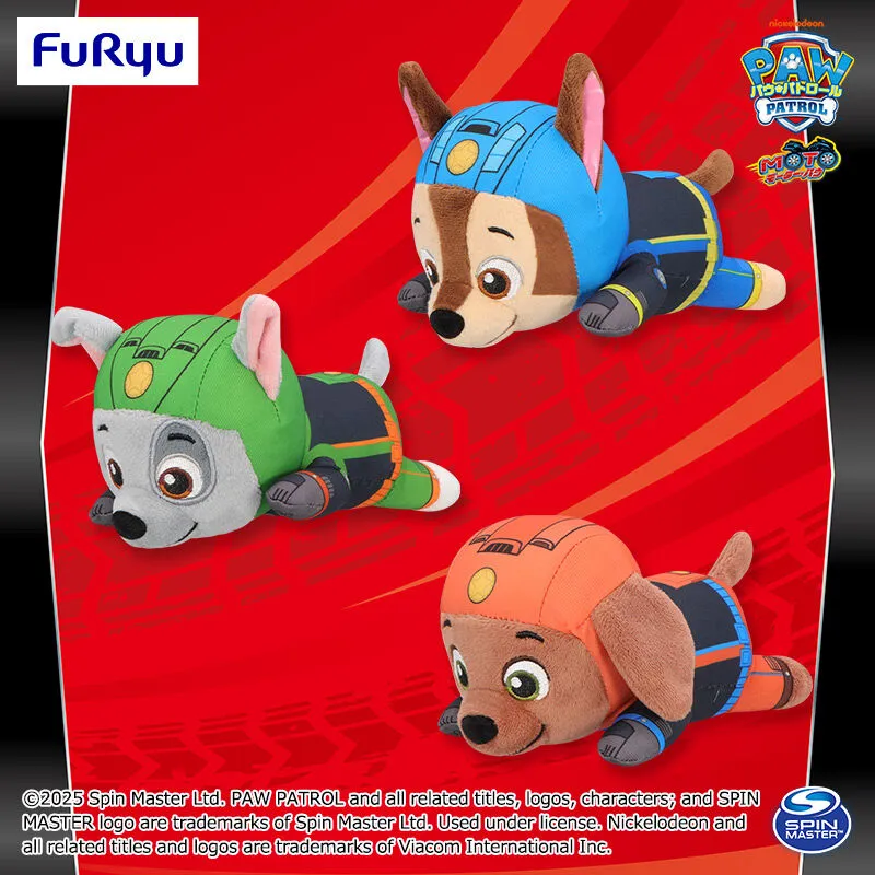 汪汪隊立大功 摩托汪毛絨玩偶～阿奇・小礫・阿布～