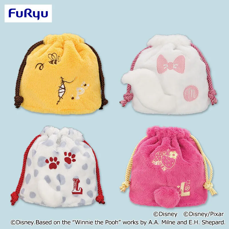 迪士尼＆皮克斯角色 絨毛尾巴束口袋