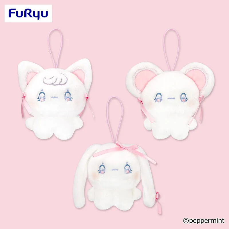 little fluffy friends ribbon girls 娃娃吊飾