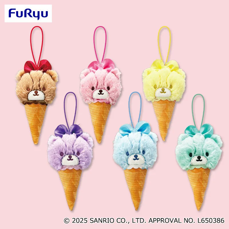 小熊冰淇淋口味吊飾