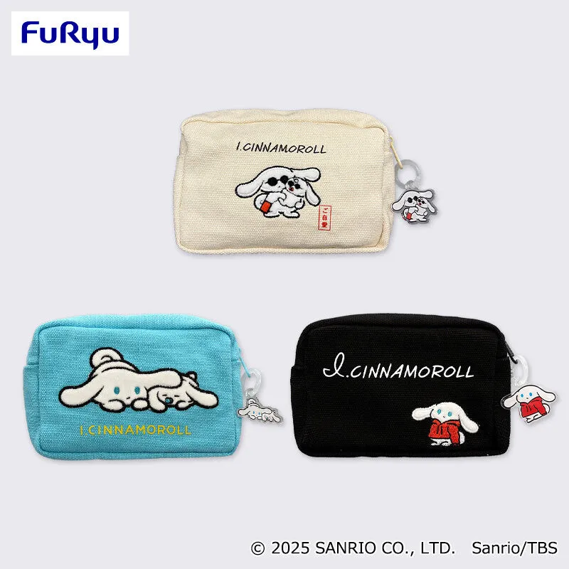 愛心大耳狗 蓬鬆貼布收納包