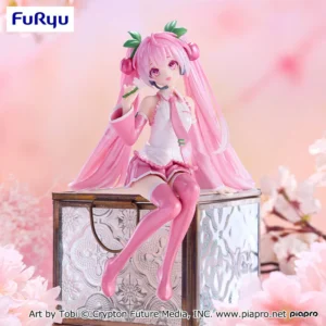 初音未來 泡麵蓋公仔 櫻花未來2024 珍珠色Ver.