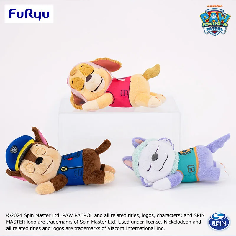 汪汪隊立大功 趴趴絨毛娃娃～阿奇・天天・艾貝雪～