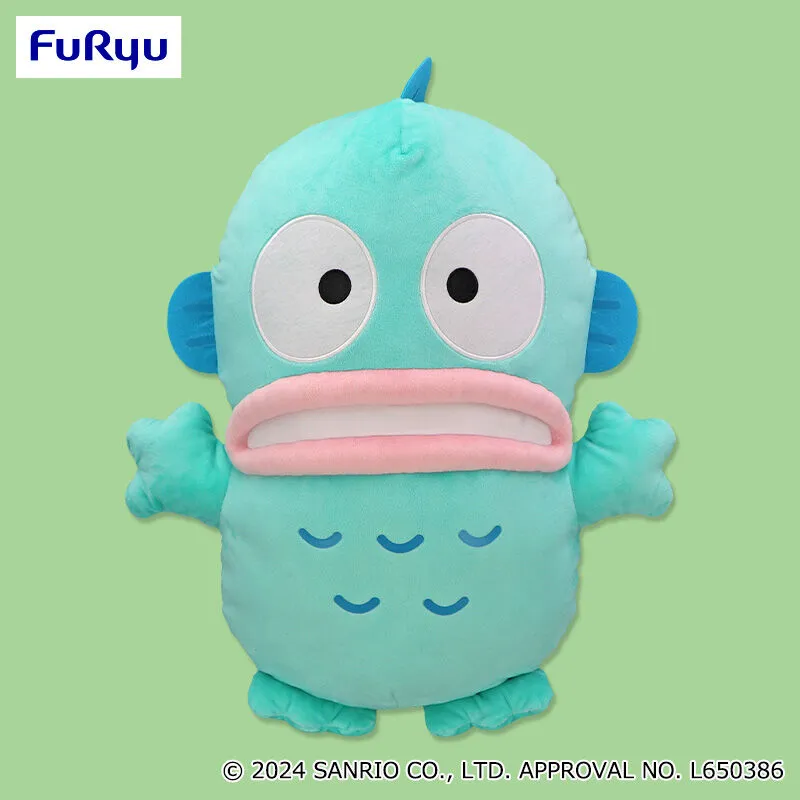 人魚漢頓 超大號抱枕玩偶～張嘴款～
