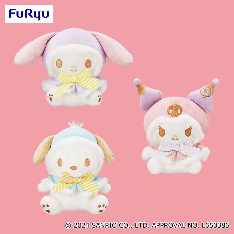 三麗鷗家族 彩色斗篷軟綿綿玩偶①