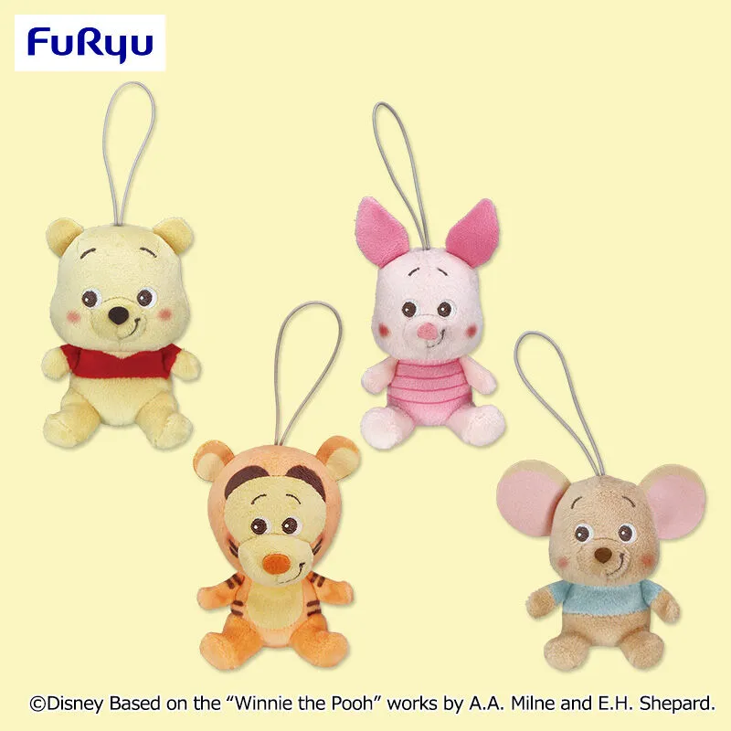 小熊維尼 復古廁所公仔吊飾