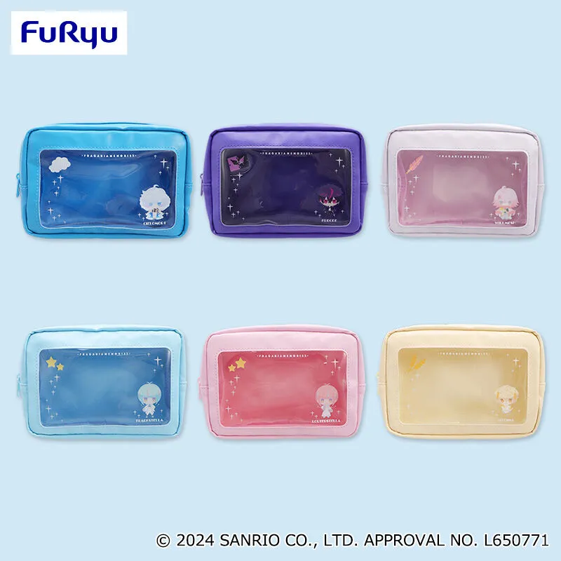 Fragarial Memories 透明窗口收納包～藍色花束～