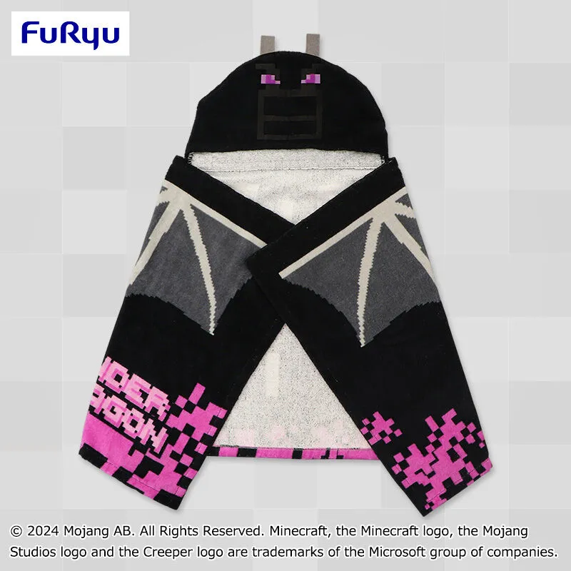 Minecraft 變身連帽浴巾～終界龍款～