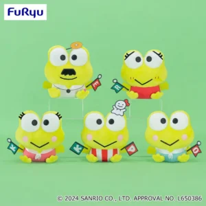 Keroppi 家族一起慶祝！生日絨毛玩偶組