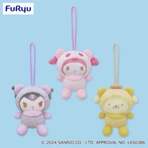 Sanrio 家族 蓬蓬熊貓吊飾