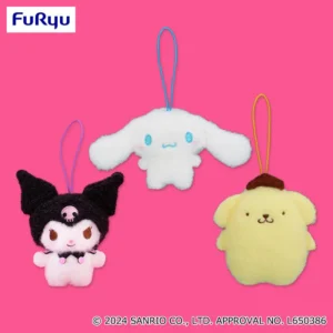 Sanrio 家族 絨毛布貼吊飾②