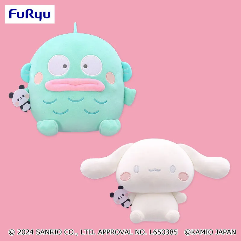 三麗鷗家族×可愛麻糬熊 大型抱枕玩偶～人魚漢頓・大耳狗～