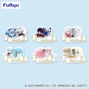 FruGalia Memories 壓克力姓名徽章～藍色花束～