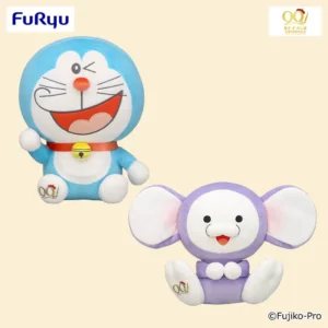F90 大型絨毛玩偶~哆啦A夢/奇天烈貓娘~