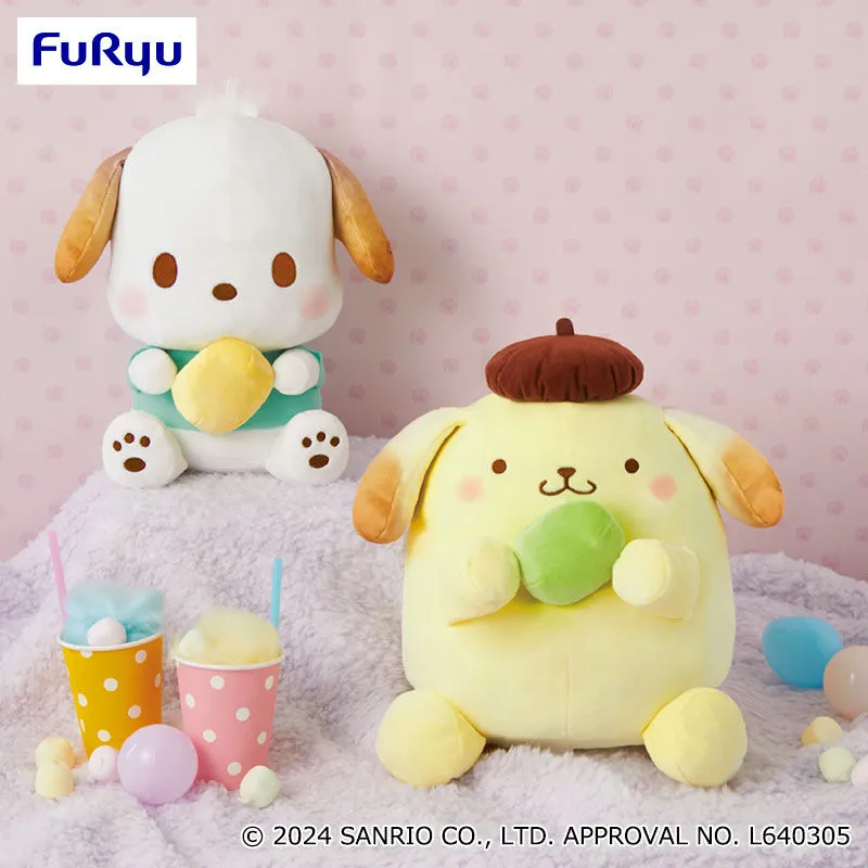 三麗鷗家族 marshmallow風格BIG絨毛玩偶～布丁狗・帕恰狗～