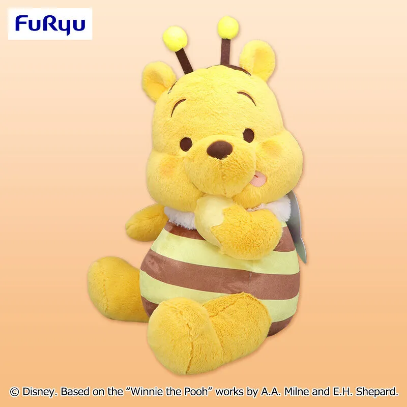 小熊維尼 【FDT】超大號滿足小蜜蜂絨毛玩偶