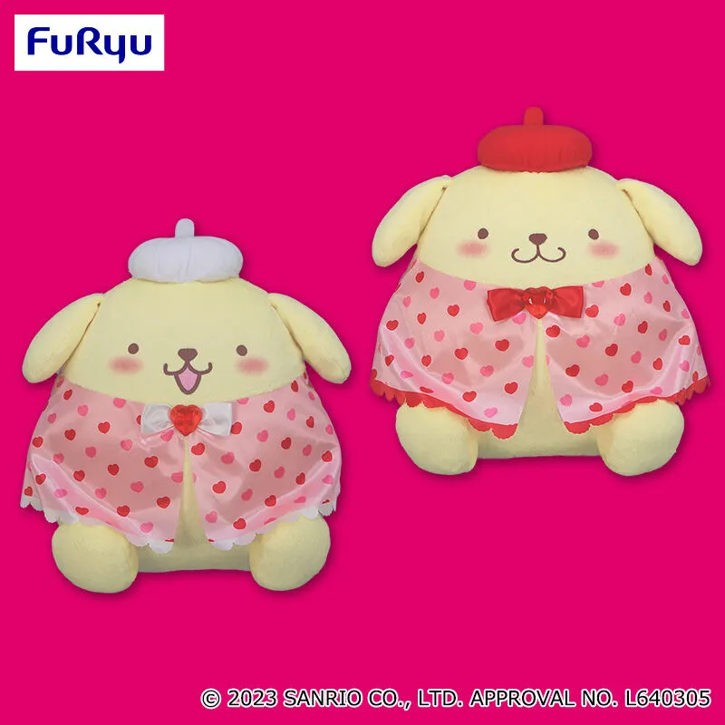 布丁狗 粉紅愛心特大絨毛玩偶