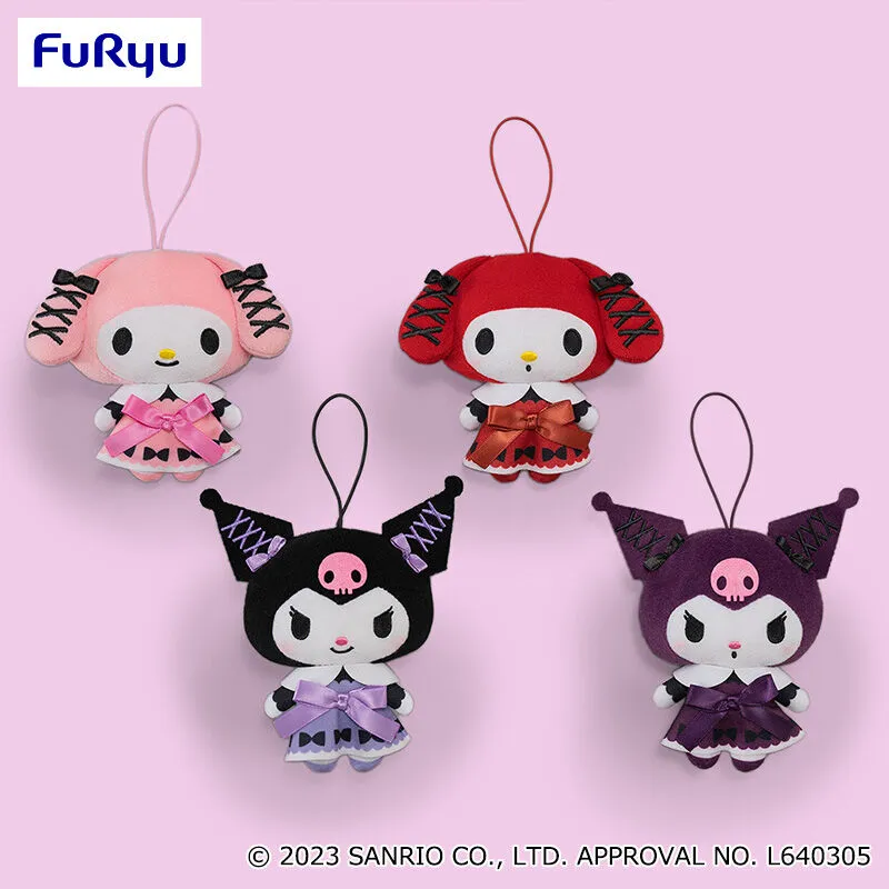 美樂蒂・酷洛米 經典蝴蝶結洋裝吊飾