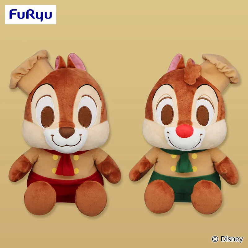 奇奇與蒂蒂【FDT】懷舊復古風咖啡館 大型絨毛玩偶