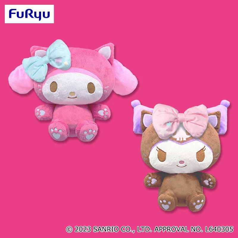 美樂蒂・酷洛米 YUMMY YUMMY CAT 特大絨毛玩偶～美樂蒂・酷洛米～