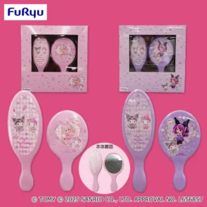 LiccA×美樂蒂 酷洛米 變身鏡子＆梳子套組