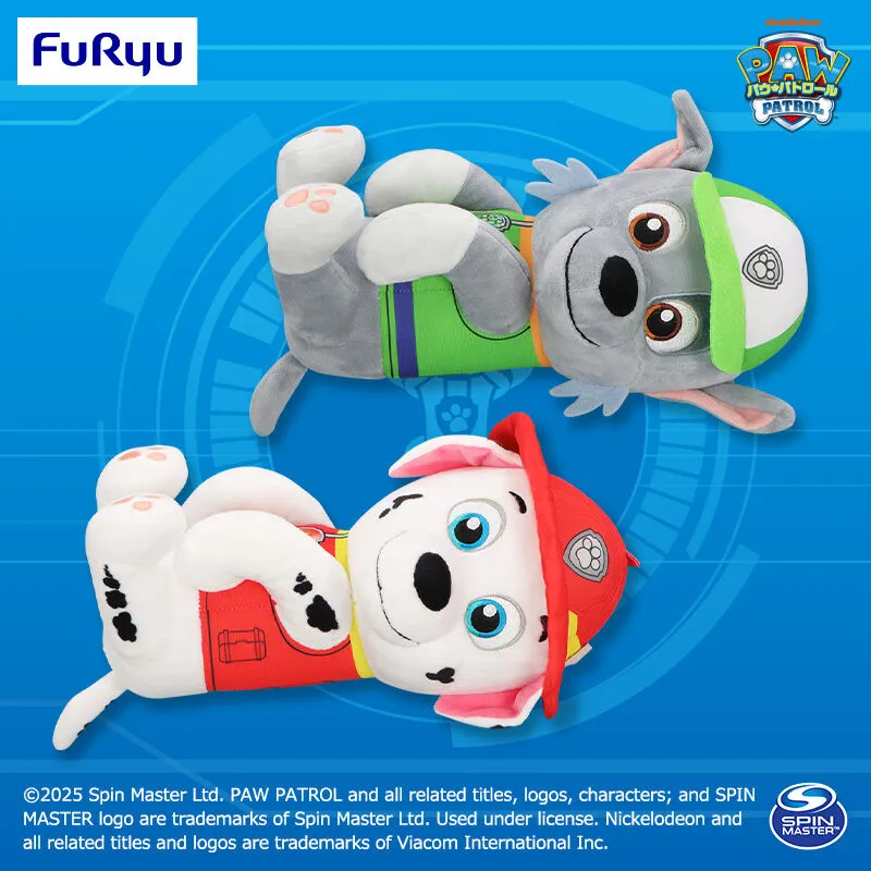 汪汪隊立大功 撫摸系BIG絨毛玩偶～阿奇・洛奇～