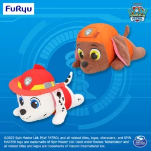 汪汪隊 KAWAII 貓咪趴姿大絨毛玩偶～阿奇&小礦～