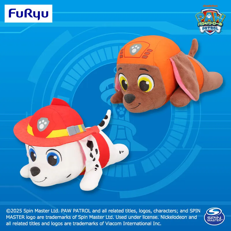 汪汪隊 KAWAII貓咪趴姿大絨毛玩偶～阿奇&小礦～