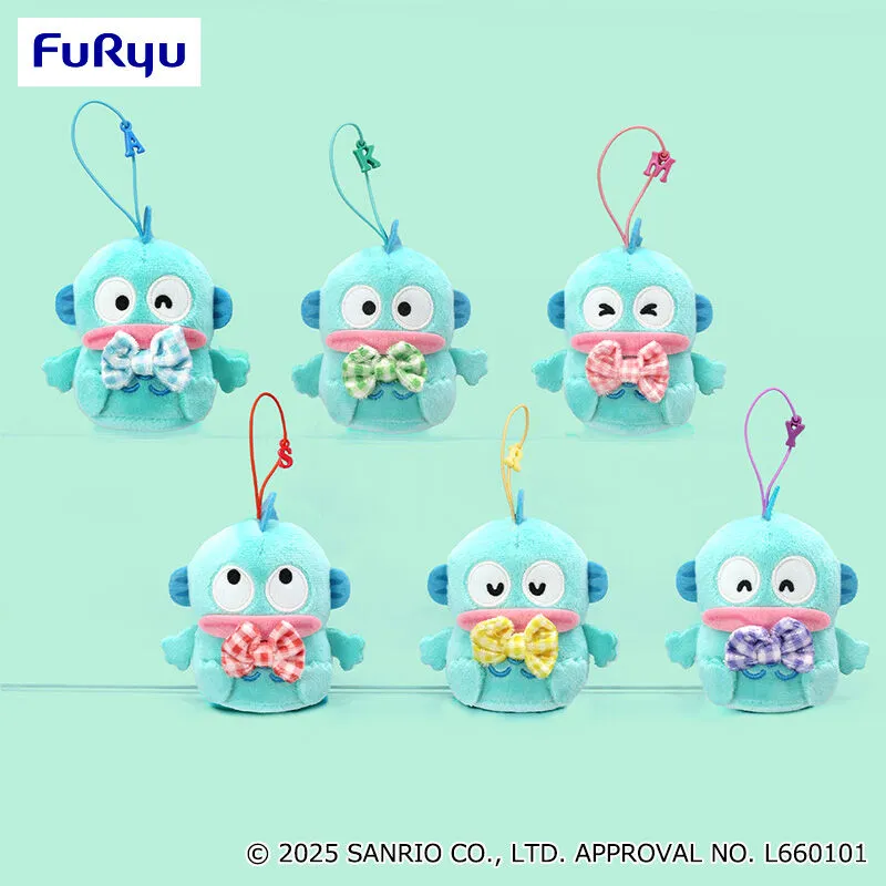 人魚漢頓 初始字母吊飾各種表情玩偶