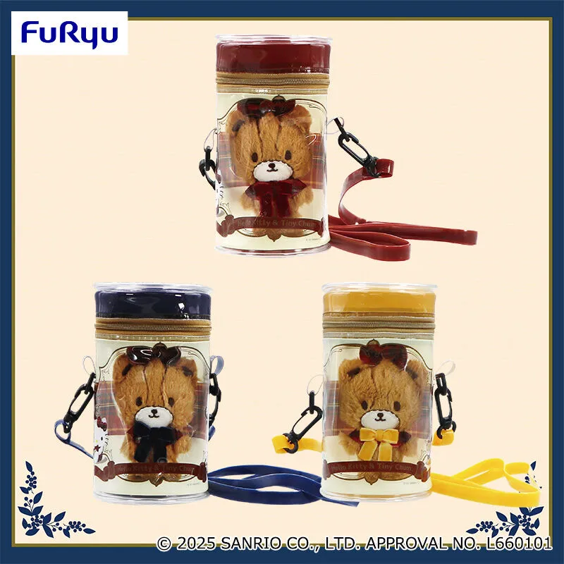 泰尼熊 下午茶派對馬克杯吊飾附透明側背包