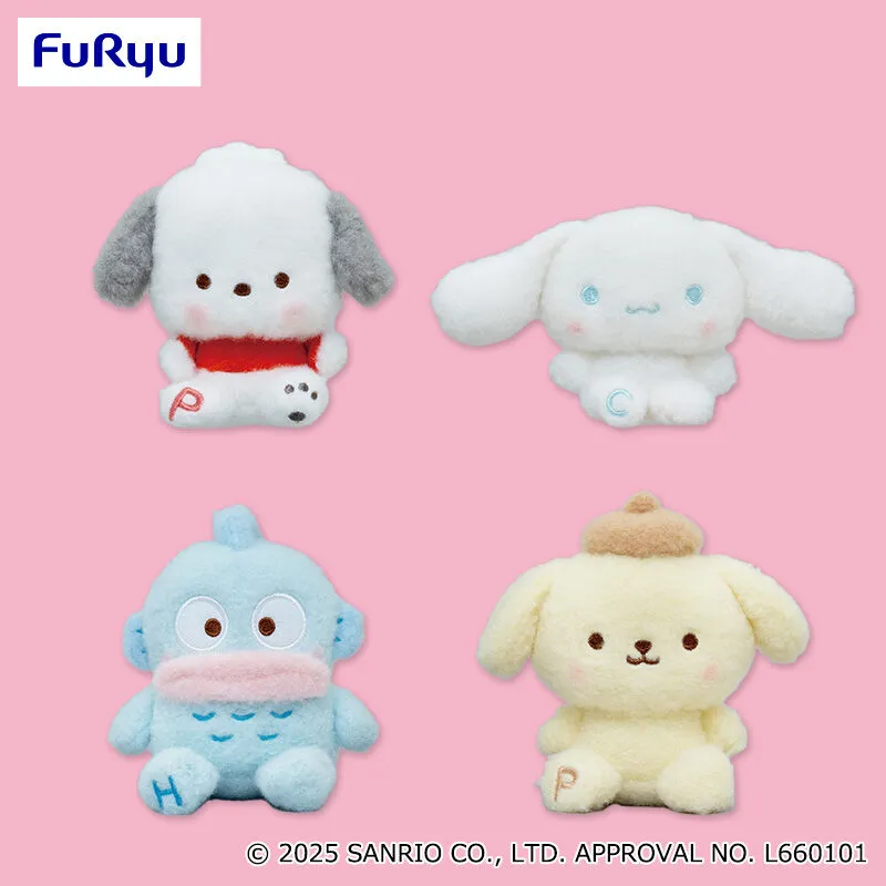 三麗鷗家族 柔軟毛絨吊飾～大耳狗・帕恰狗・酷企鵝・布丁狗～