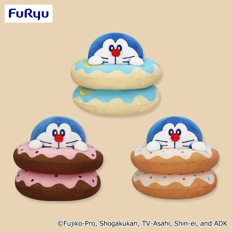 哆啦A夢 甜甜圈造型娃娃