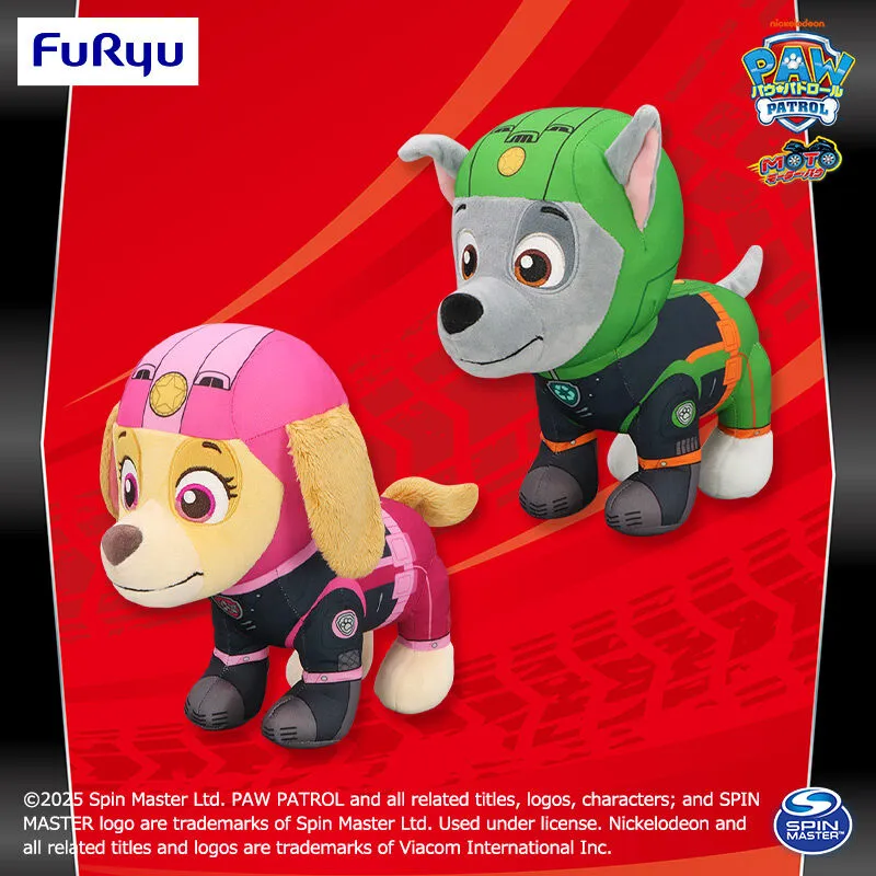 汪汪隊立大功 摩托狗狗大型玩偶～天天・阿奇～