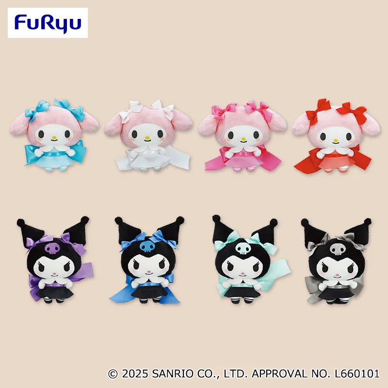 美樂蒂・酷洛米 蝴蝶結綁綁！絨毛玩偶