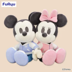 米奇&米妮 毛絨絨情侶裝飾娃娃組