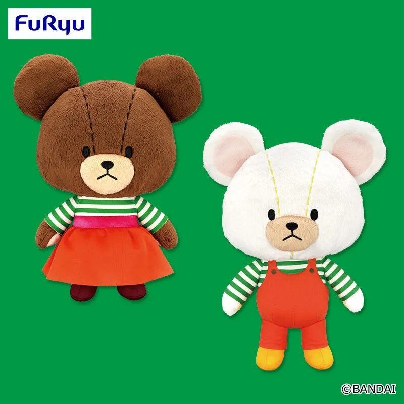 熊熊學園 復古女孩風大型玩偶