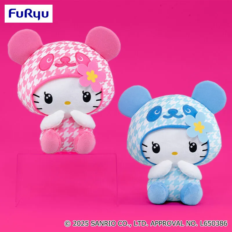 熊貓Hello Kitty 心動平成BIG絨毛玩偶