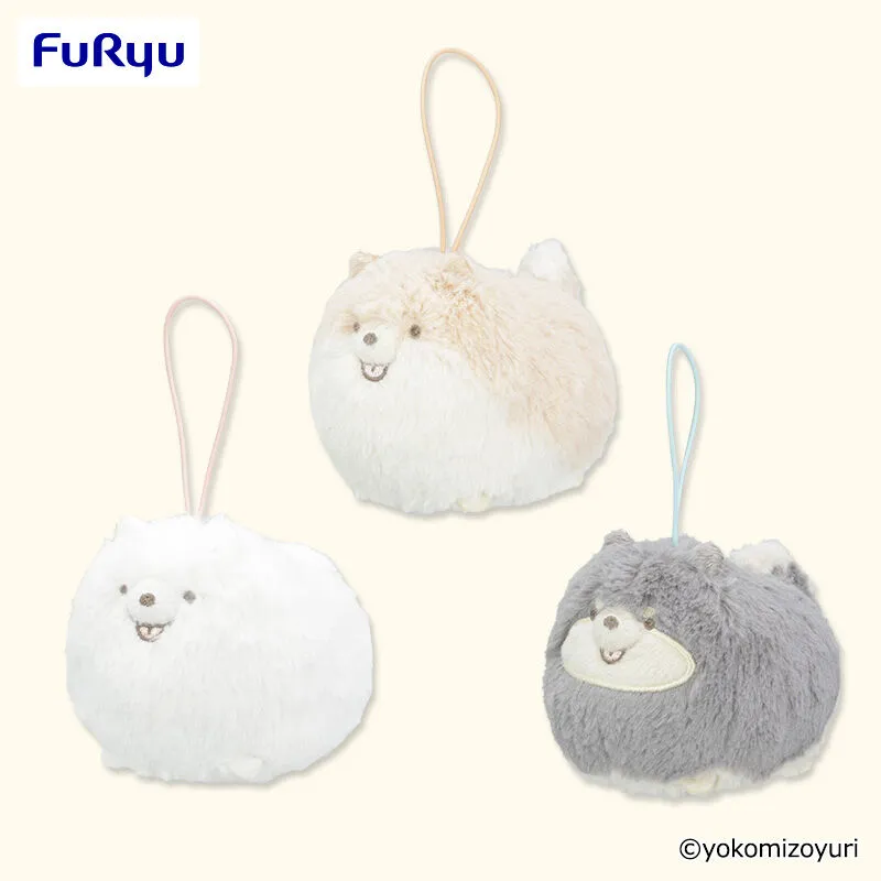 萬用動物 小耳朵吊飾（博美犬）